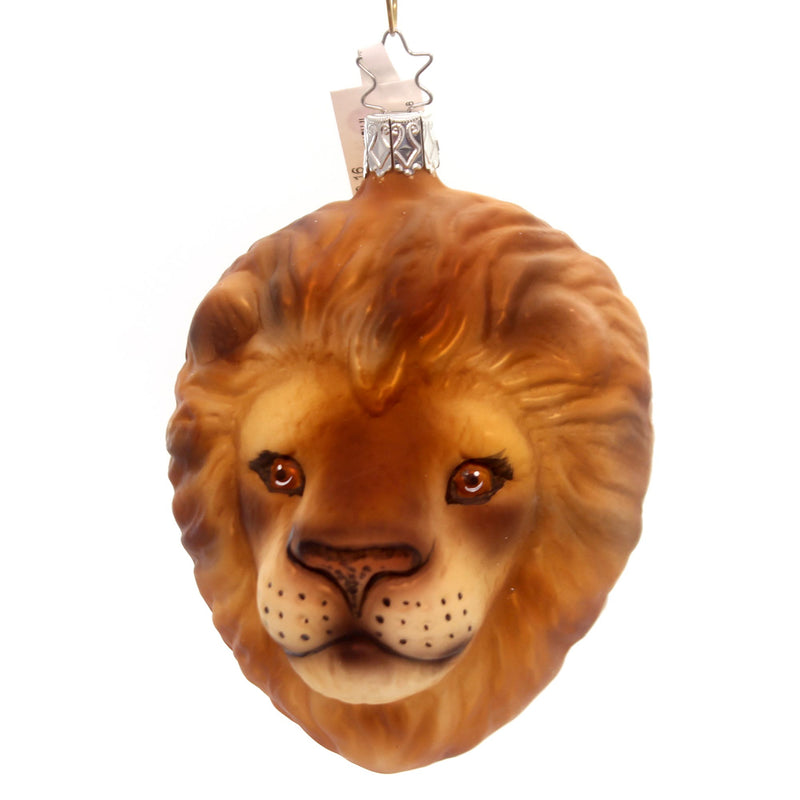 Inge Glas Lion Kingdom Ornament Glass Second Largest Cat Africa 109916 (29430)