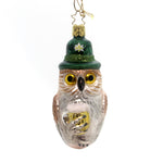 Inge Glas Owl Have A Bier Glass Ornament Beer Wisdom 105113 (29445)