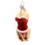 Inge Glas Christmas Corsette Glass Ornament 116513 (29479)
