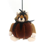 Boyds Bears Plush Jack-O-Raccoon Fabric Pumpkin Ornament 88401 (29511)
