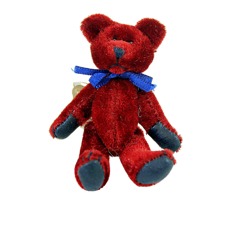 Boyds Bears Plush Thisbey F. Wuzzie Fabric Teddy Bear Mini Jointed 59516002 (29591)