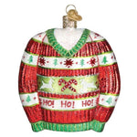 Old World Christmas Festive Christmas Sweater Glass Themed Party 32260 (29808)