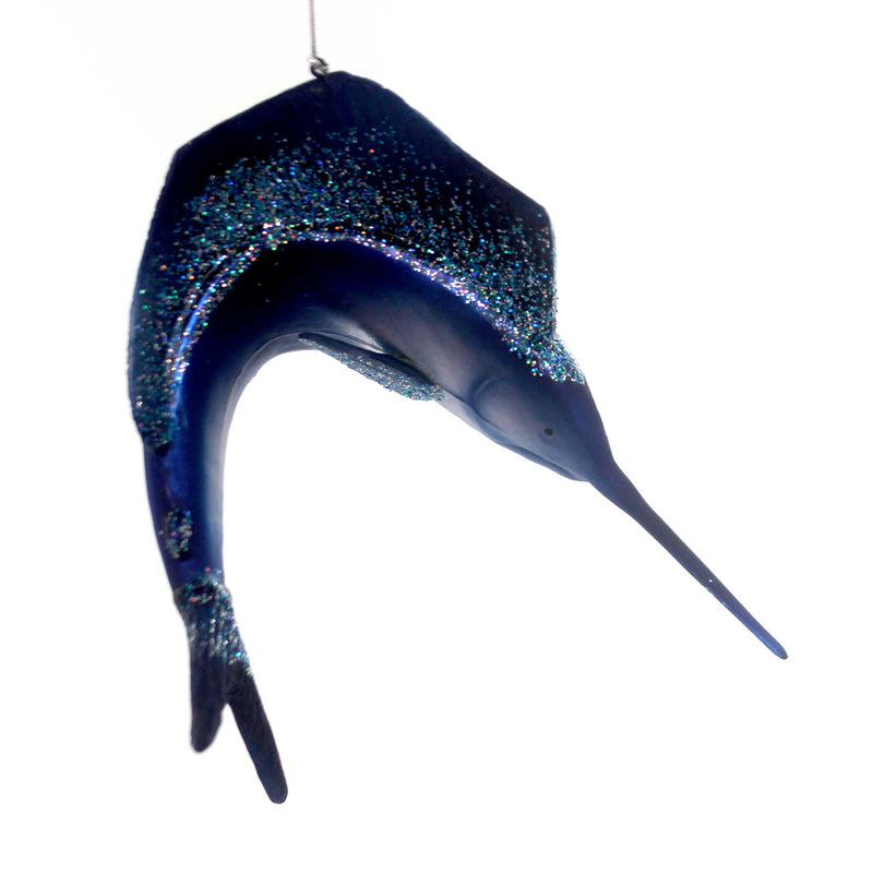 Noble Gems Swordfish Ornament Glass Ocean Fishing Nb0627 (29829)