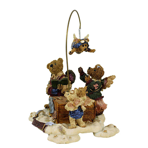 Boyds Bears Resin The Flying Lesson...This End Up - - SBKGifts.com
