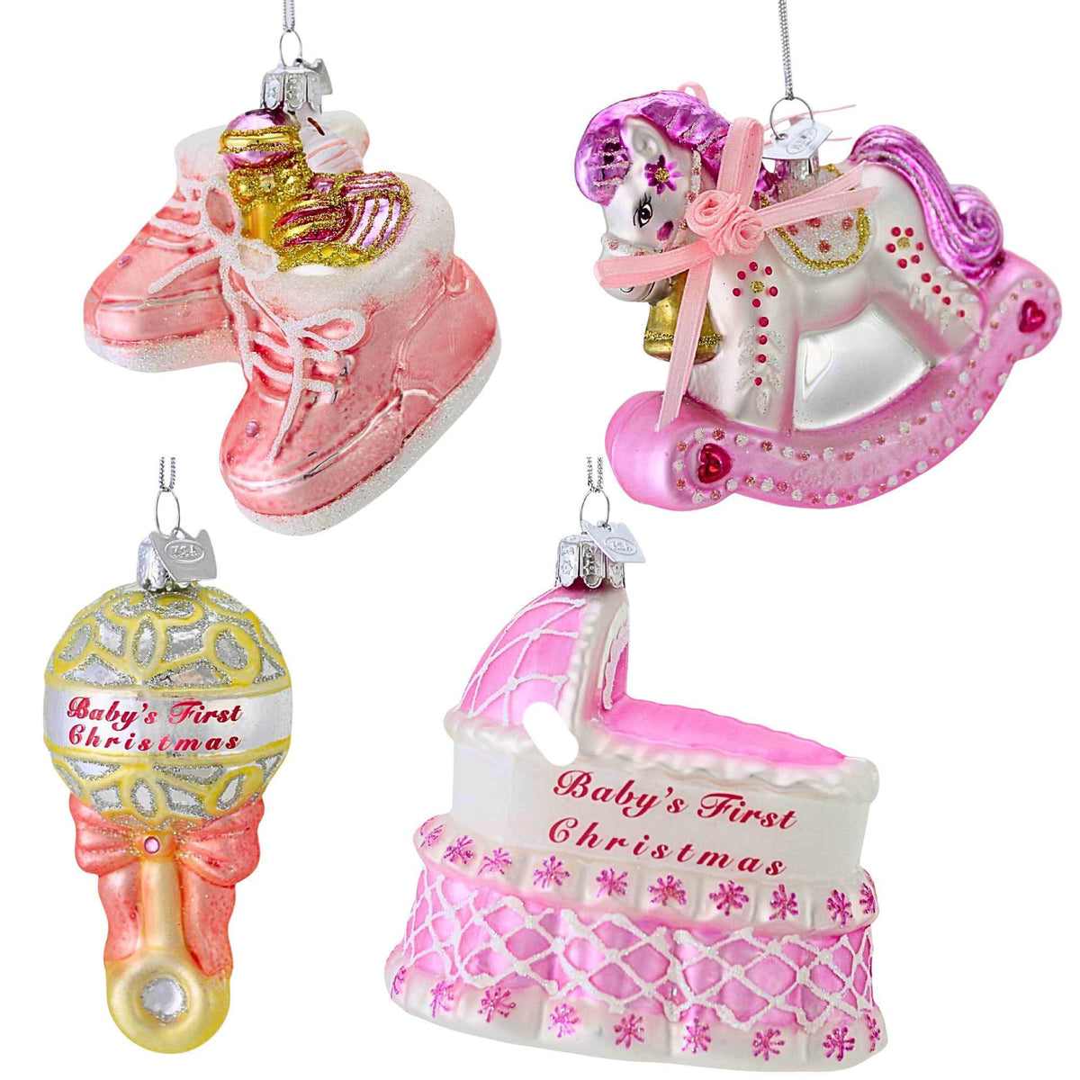 29867 Baby's First Christmas Set Girl NB0017G