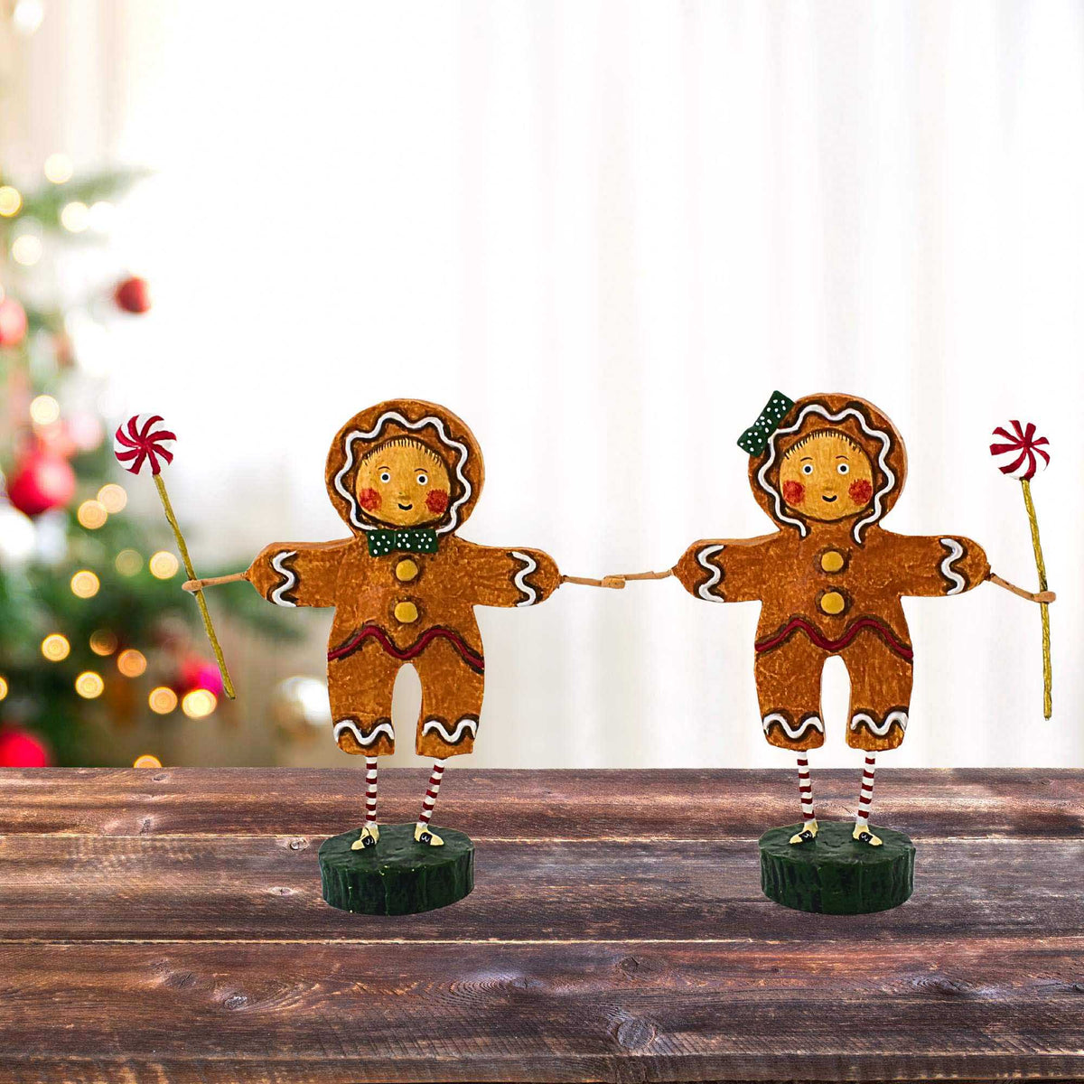 Lori Mitchell Gingerbread Boy & Girl - - SBKGifts.com