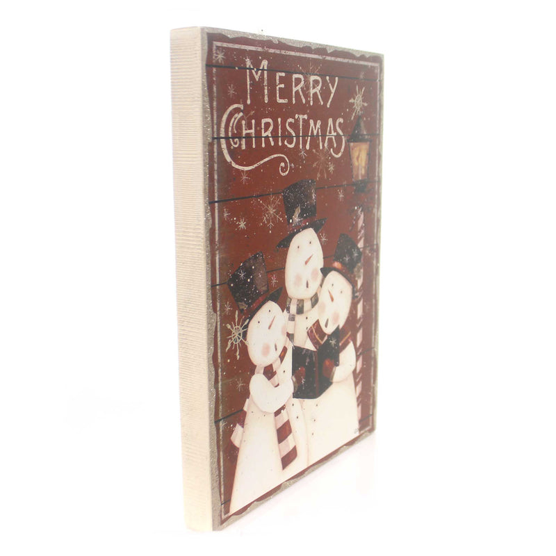 Primitives By Kathy Merry Christmas Plaque - - SBKGifts.com