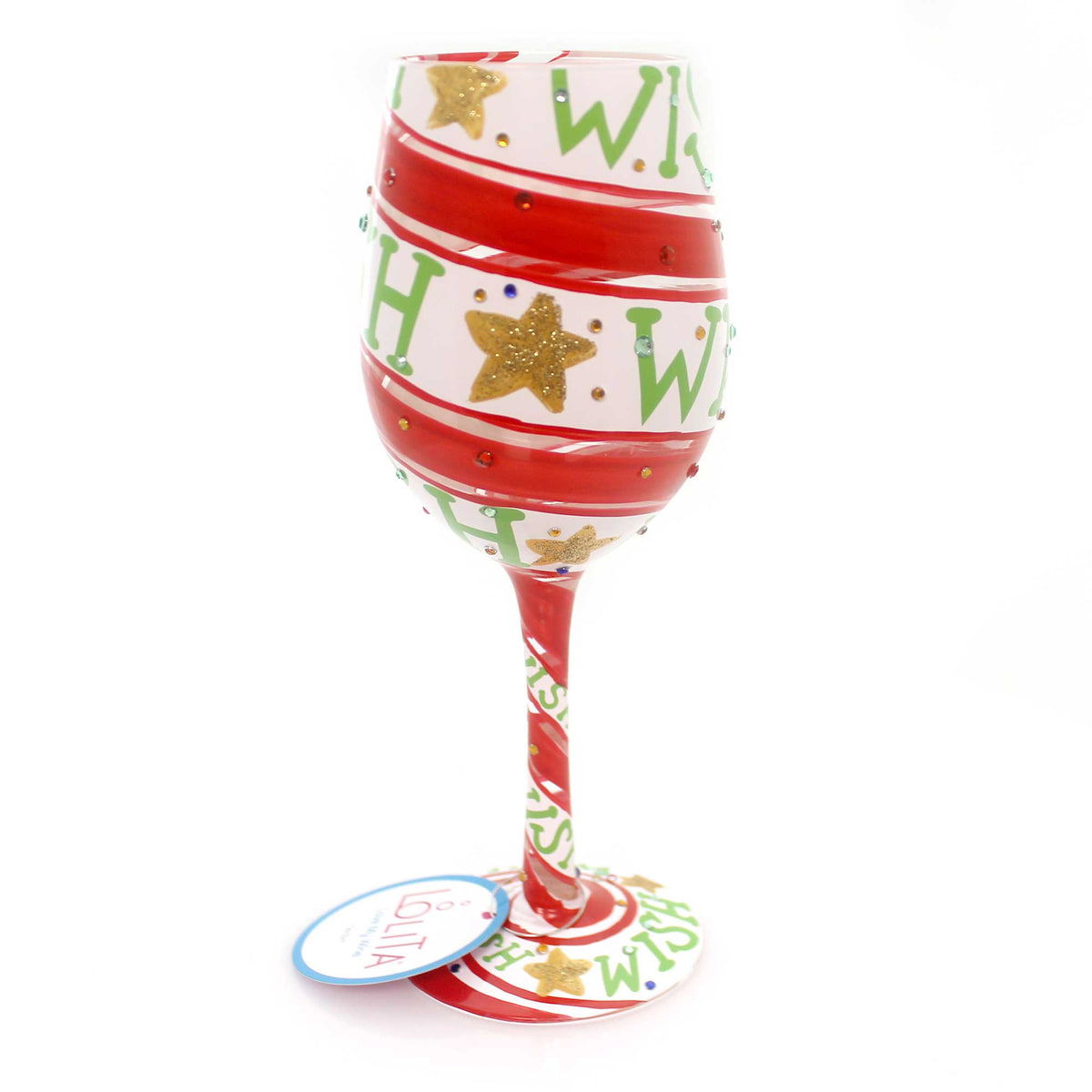 Tabletop Wish Wine Glass - - SBKGifts.com