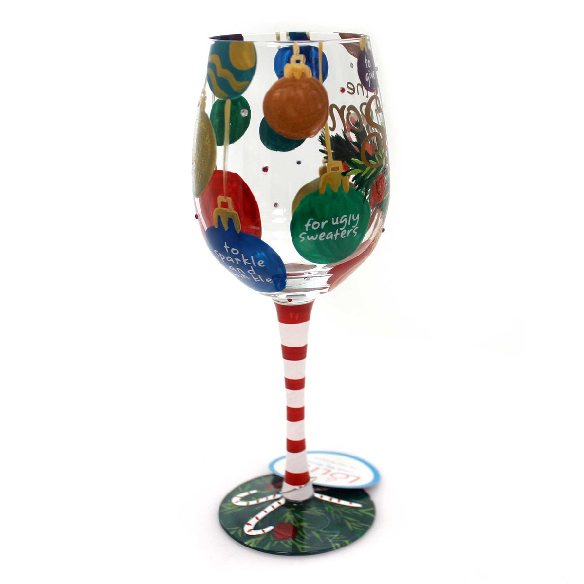 Tabletop Tis The Season Wine Glass - - SBKGifts.com