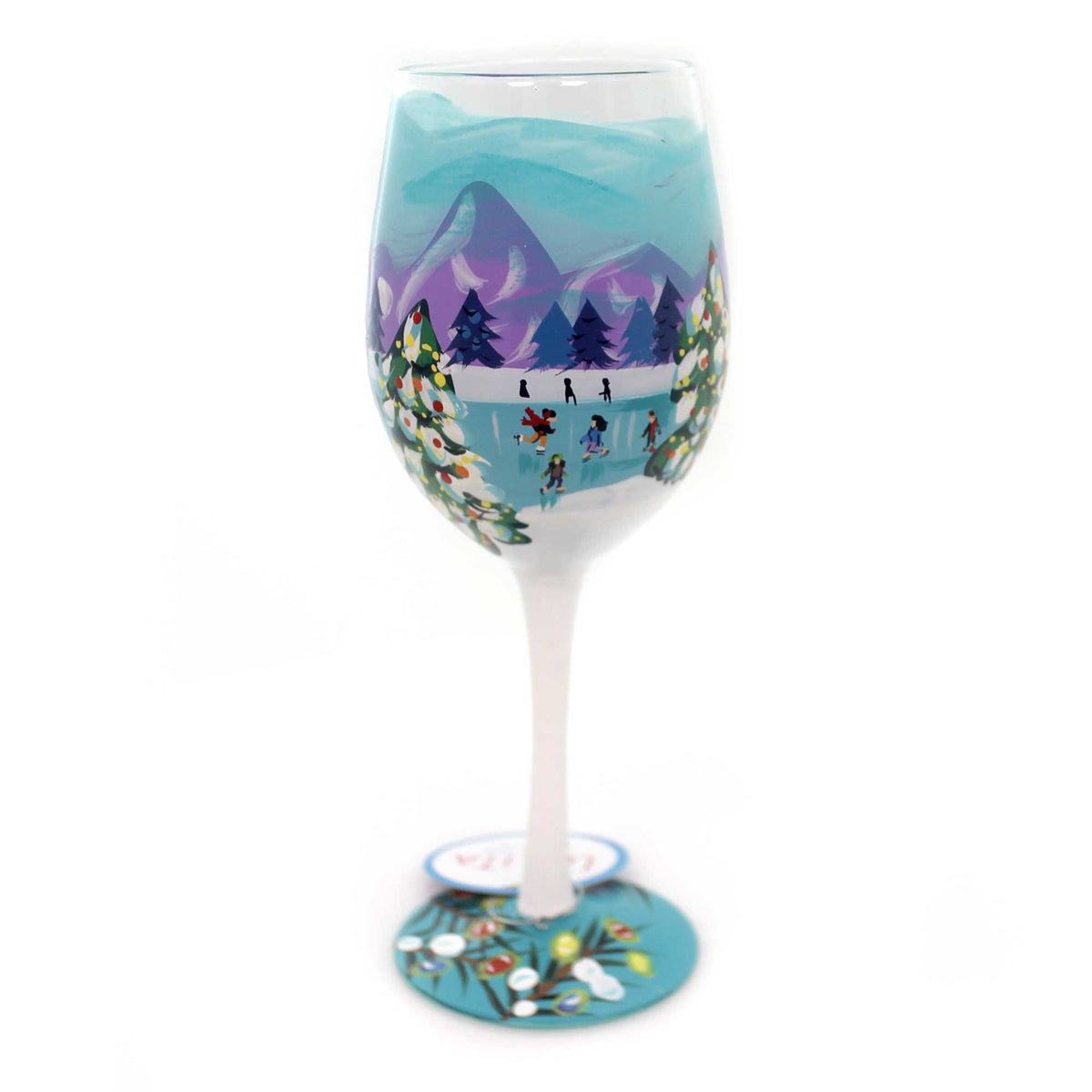 Tabletop Winter Magic Wine Glass - - SBKGifts.com