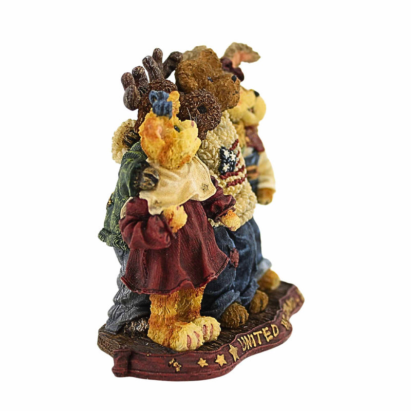 Boyds Bears J. B. Bearyproud And Pals...United We Stand - - SBKGifts.com