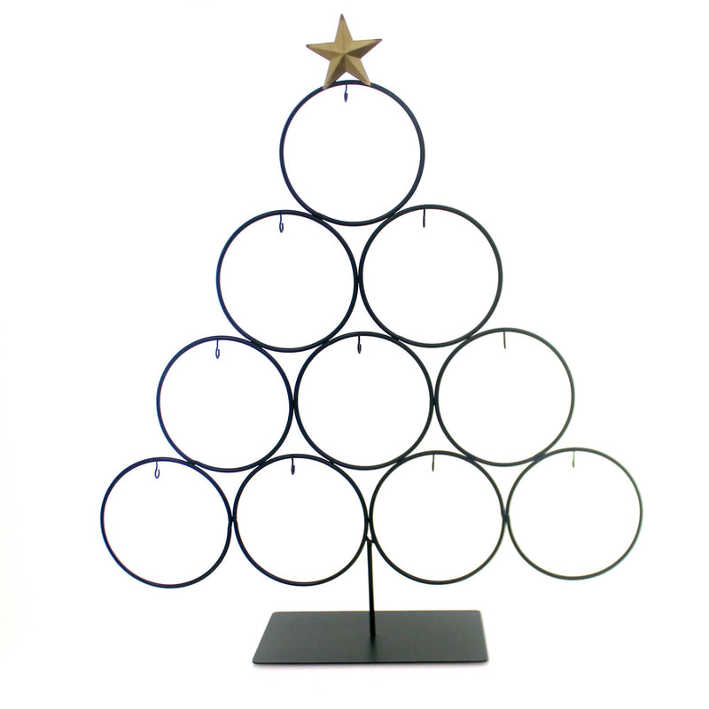Old World Christmas 10-Ornaments Tree Stand Metal Displayer Metal 14251 (30653)