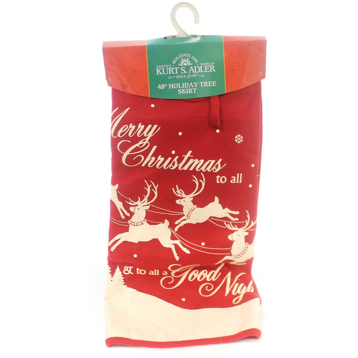 Reindeer & Santa Tree Skirt 30901