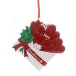 Holiday Ornaments Grandma's Letter Family Polyresin Christmas Hearts Love W8224 (30902)