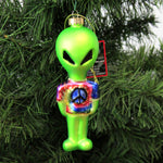 Holiday Ornament Alien W/ Tye Dye Shirt - - SBKGifts.com