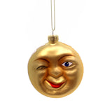Holiday Ornaments Man In The Moon Glass Crescent Wink Solar System Cbk62300 (30959)