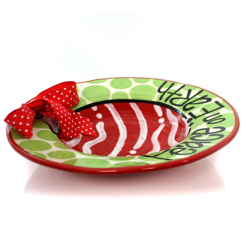 Burton & Burton Peace On Earth Bowl - - SBKGifts.com