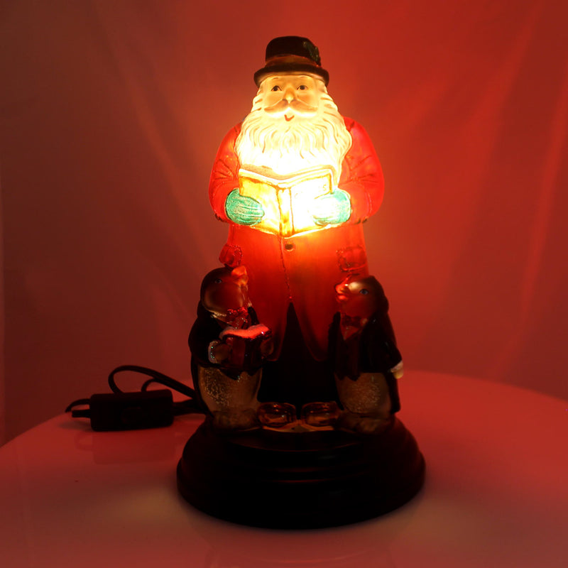 Old World Christmas 2016 Caroling Santa Light - - SBKGifts.com