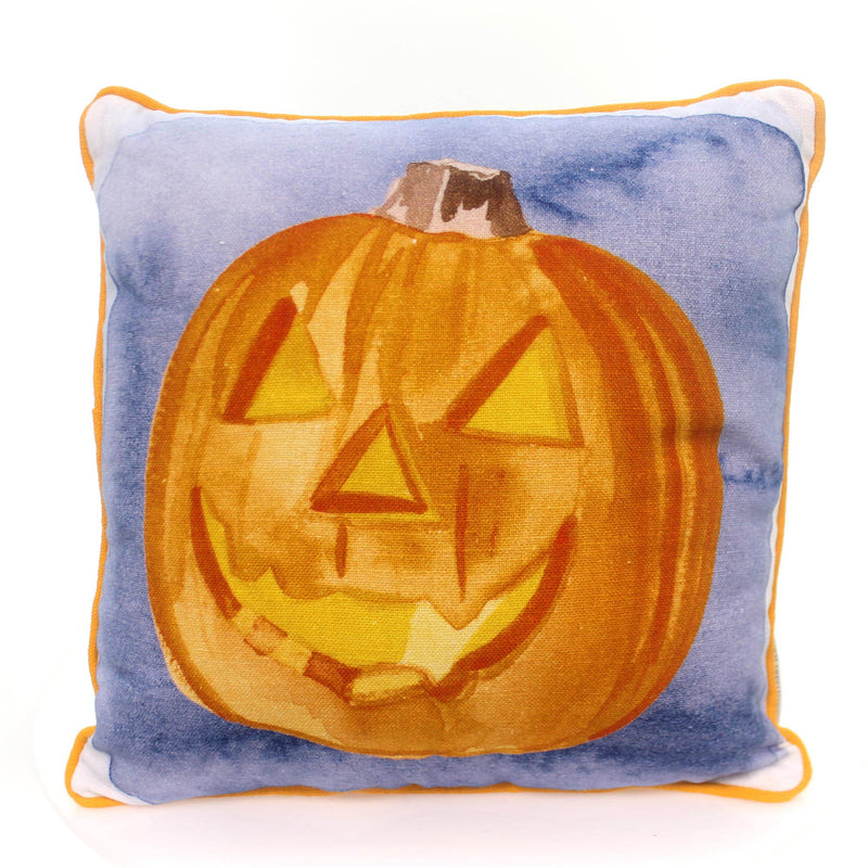 Primitives By Kathy Jack O Lantern Pillow - 1 Pillow 14 Inch, Cotton - Pumpkin Toss Throw Home Decor 33232 (31265)