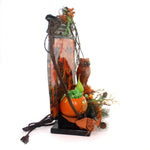 Halloween Moon And Owl Electric Figurine - - SBKGifts.com