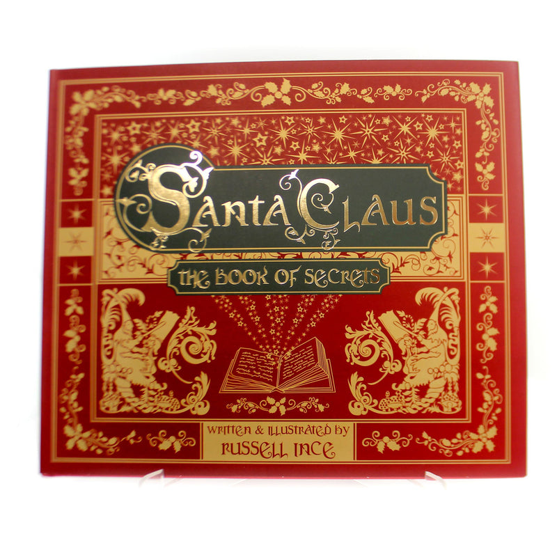(31371) Christmas Santa Claus The Book Of Secrets, 9.25 Inch, Russell Ince 130350