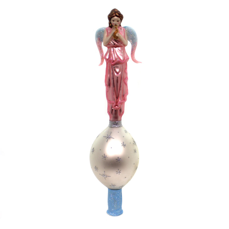 Christina's World Angel On High Finial Glass Tree Topper Religious Fin984 (31380)