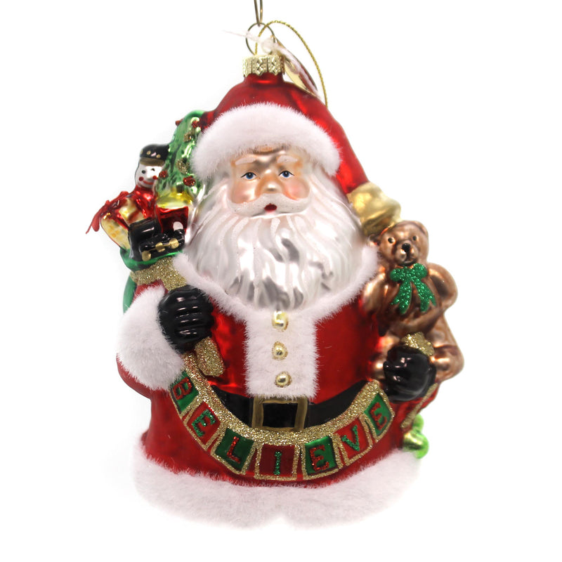 Holiday Ornaments BELIEVE ORNAMENT Glass 2016  20Th Anniversary Limited Orn09