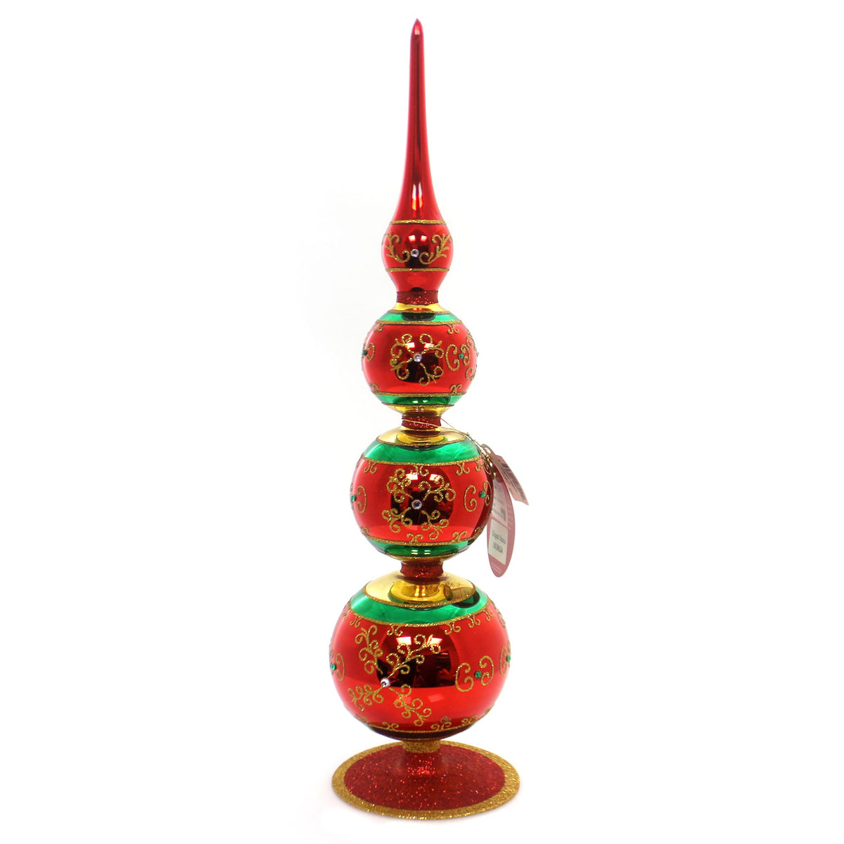 Christopher Radko Elegant Stance Tree Topper - - SBKGifts.com