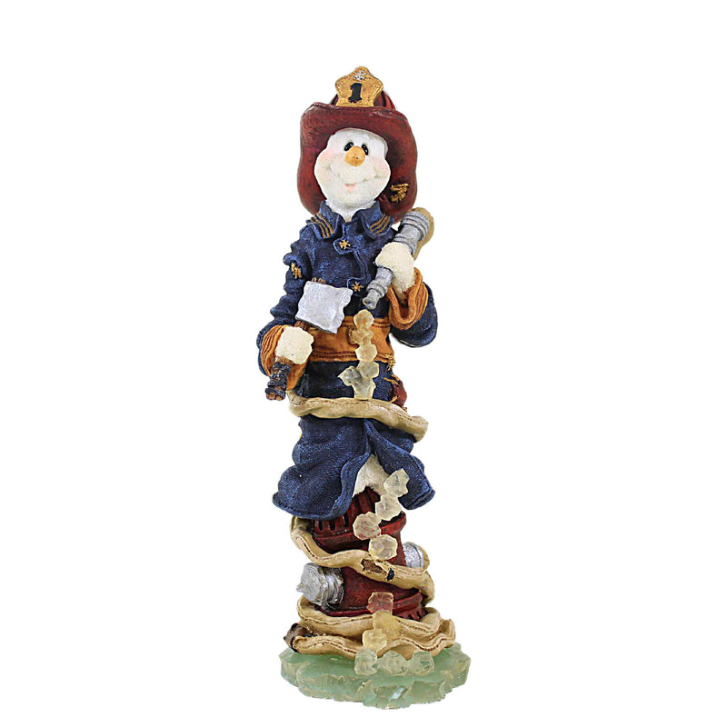 Boyds Bears Resin Murphy Mcfrost...Fire & Ice - One Figurine 7.25 Inch, Resin - Snowman Fireman Folkstone 28105 (3162)