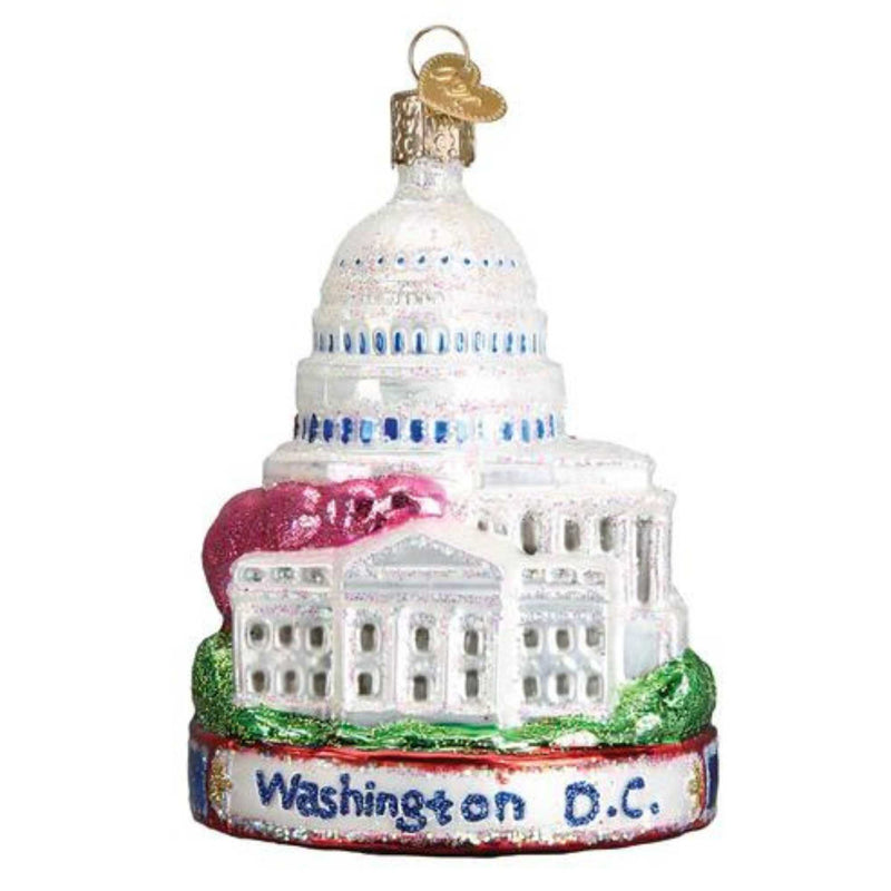 Old World Christmas WASHINGTON D.C. Glass United States Capitol 20088