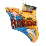Old World Christmas State Of Florida Glass Ornament State Usa Vacation 36198 (31723)