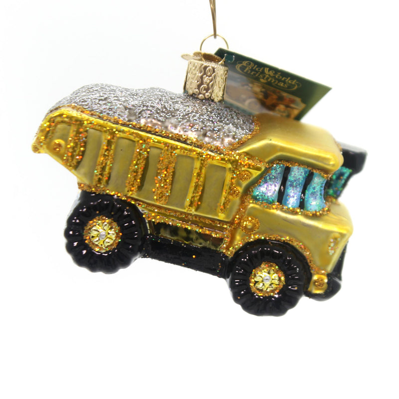 Old World Christmas Toy Dump Truck - - SBKGifts.com