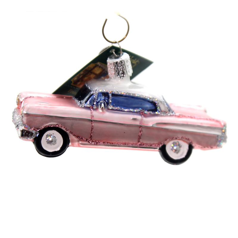 Old World Christmas 57 CHEVY Glass Ornament Vintage Car 46023