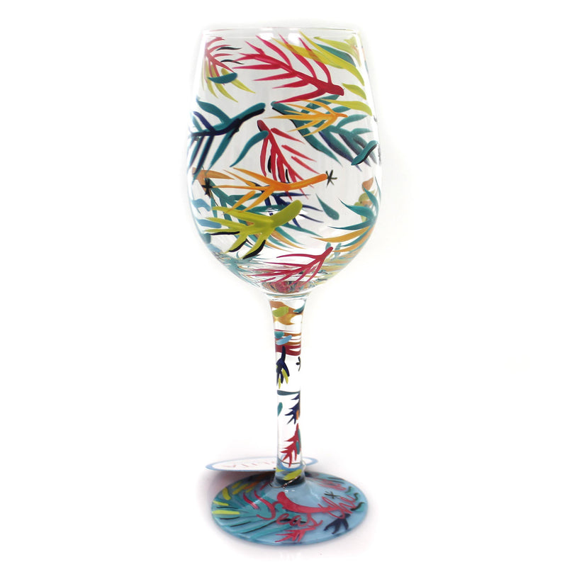 Tabletop Beach-Ey Dreams Glass Lolita Wine Glass Hand Painted 4056861 (31923)