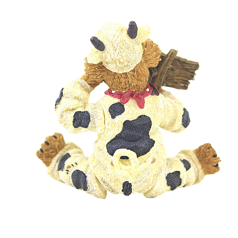 Boyds Bears Resin Angus Bearger...Quit Yer Beefin - - SBKGifts.com