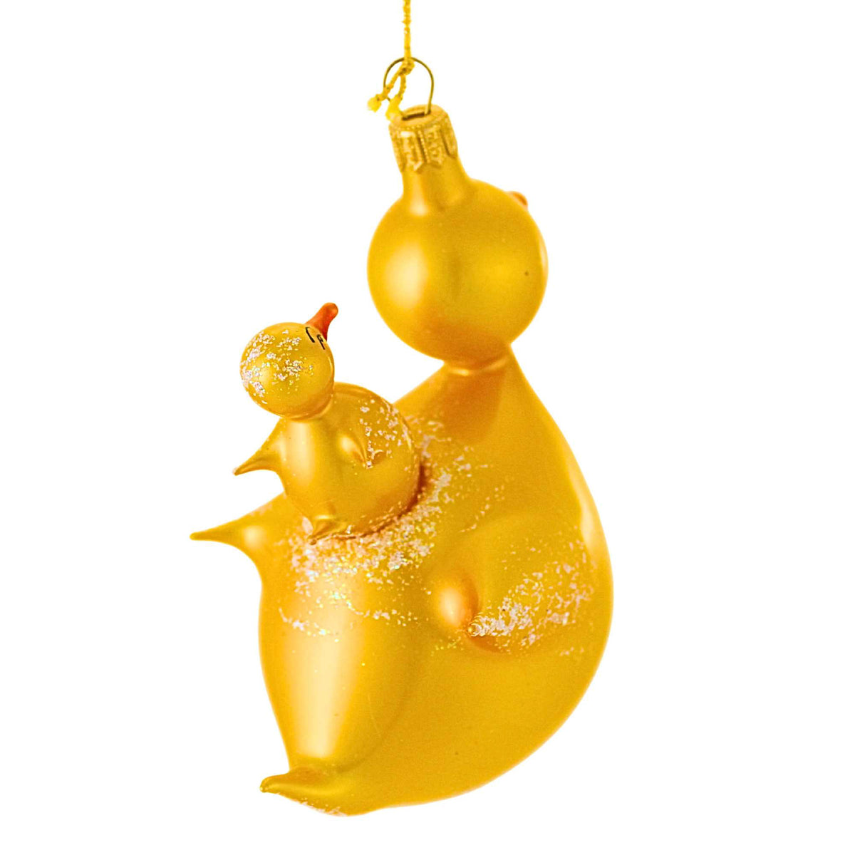 De Carlini Italian Ornaments Duck Boat Duck & Baby Duck - - SBKGifts.com