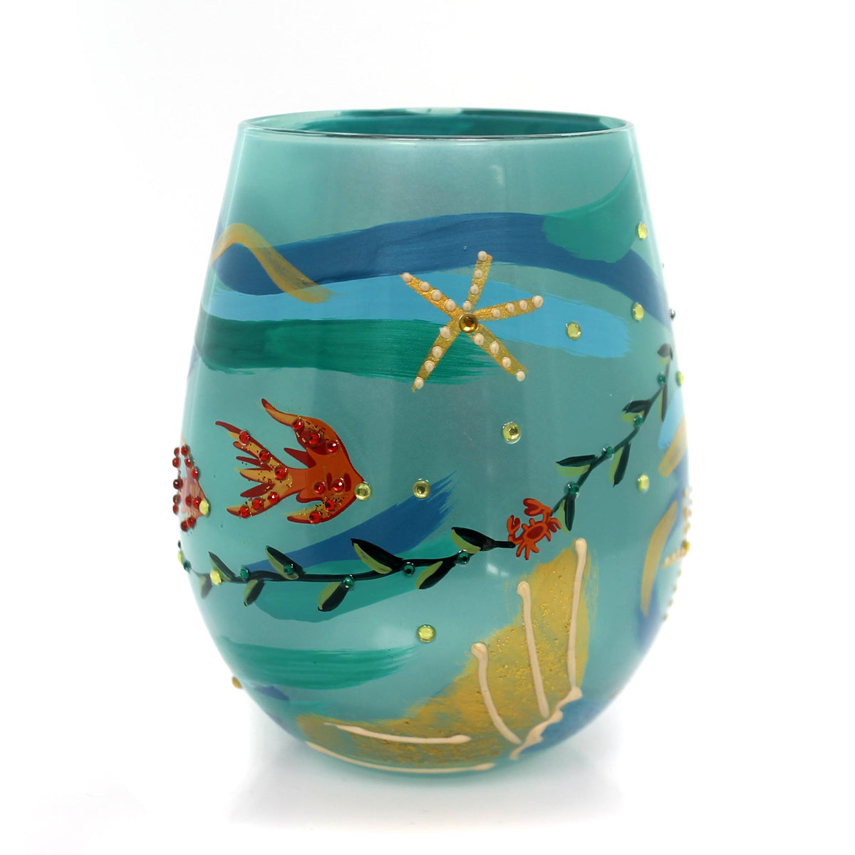 Tabletop Mermaid Stemless Lolita Wine Glass - - SBKGifts.com