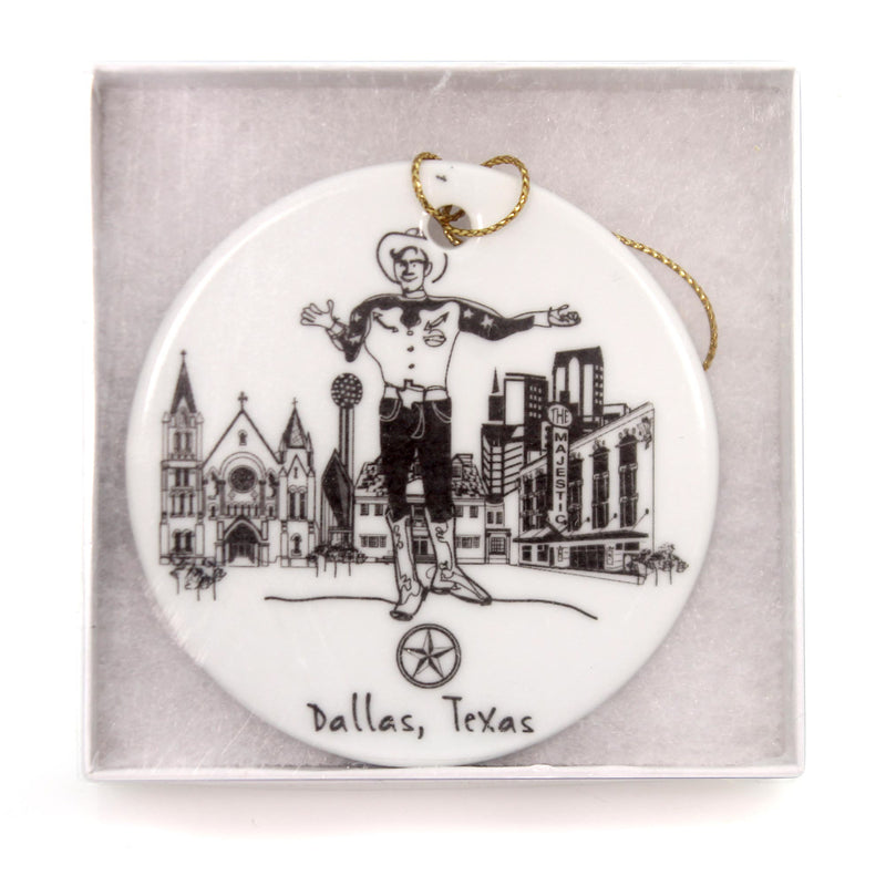 Holiday Ornament Dallas Texas Flat Ornament - - SBKGifts.com