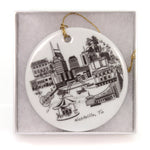 Holiday Ornaments Nashville Tn Flat Ornament - - SBKGifts.com