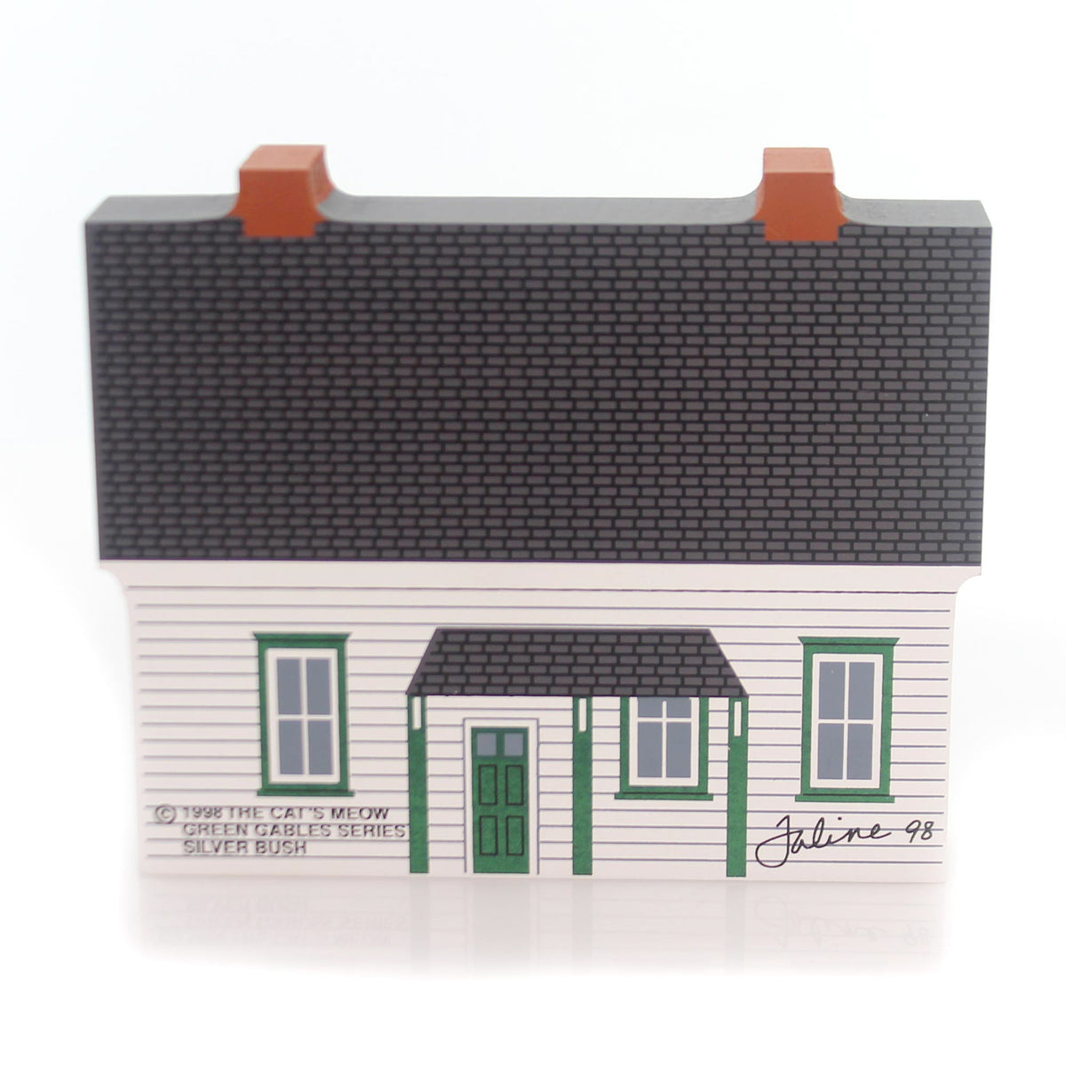 Cat's Meow Village Silver Bush 1998 - - SBKGifts.com