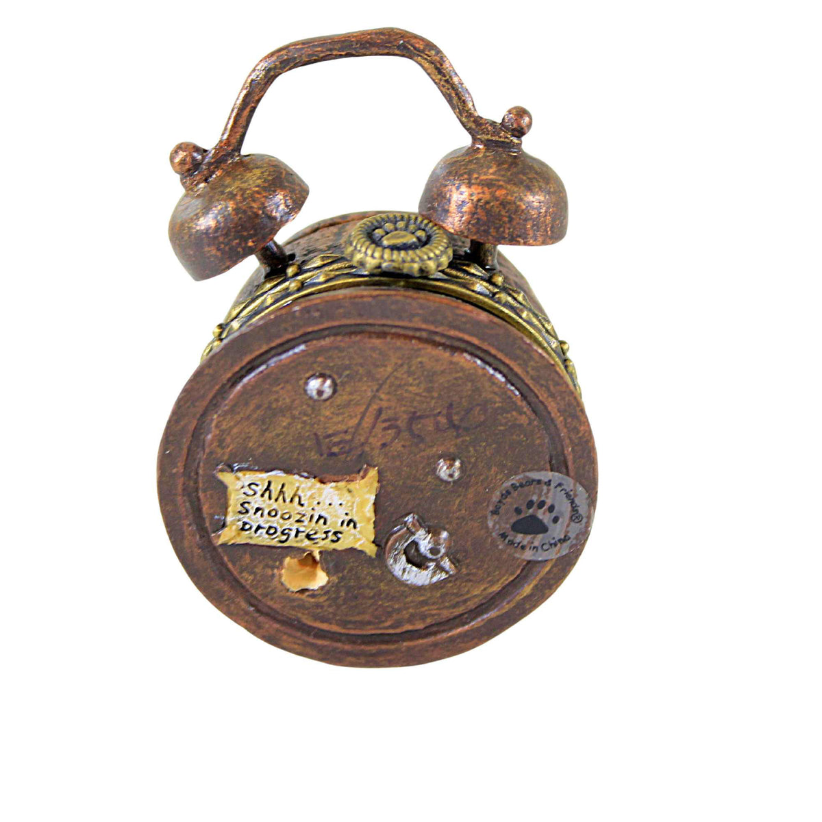 Boyds Bears Benny's Alarm Clock W/ Snooze - - SBKGifts.com