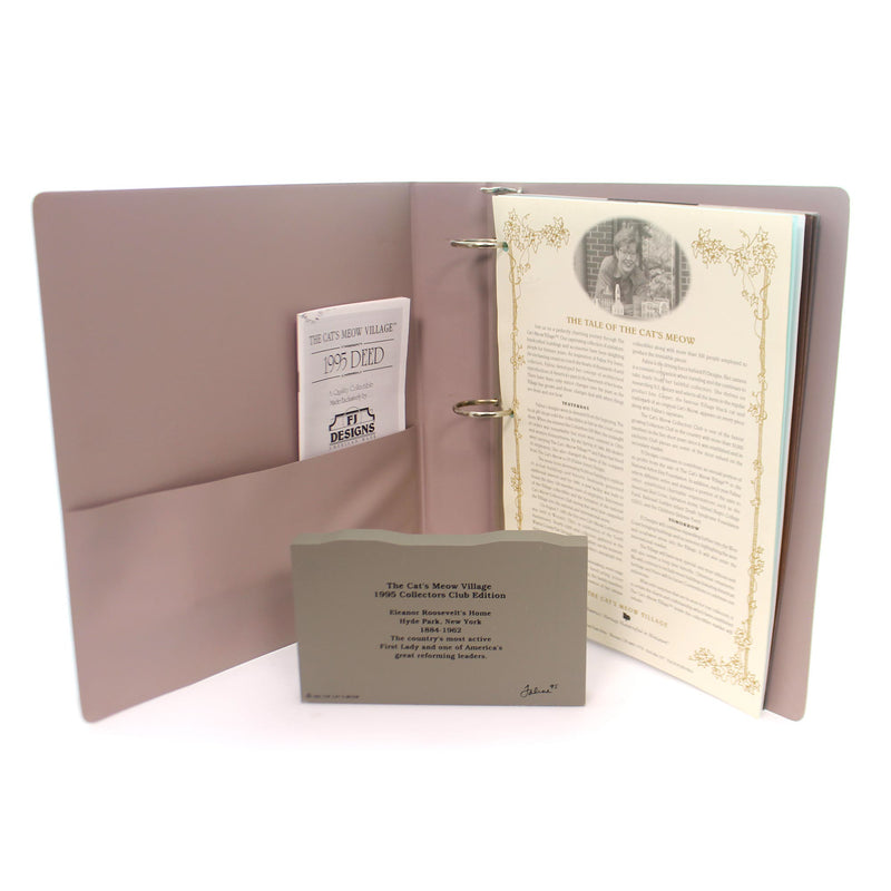 Cat's Meow Village Eleanor Roosevelt's Home - - SBKGifts.com