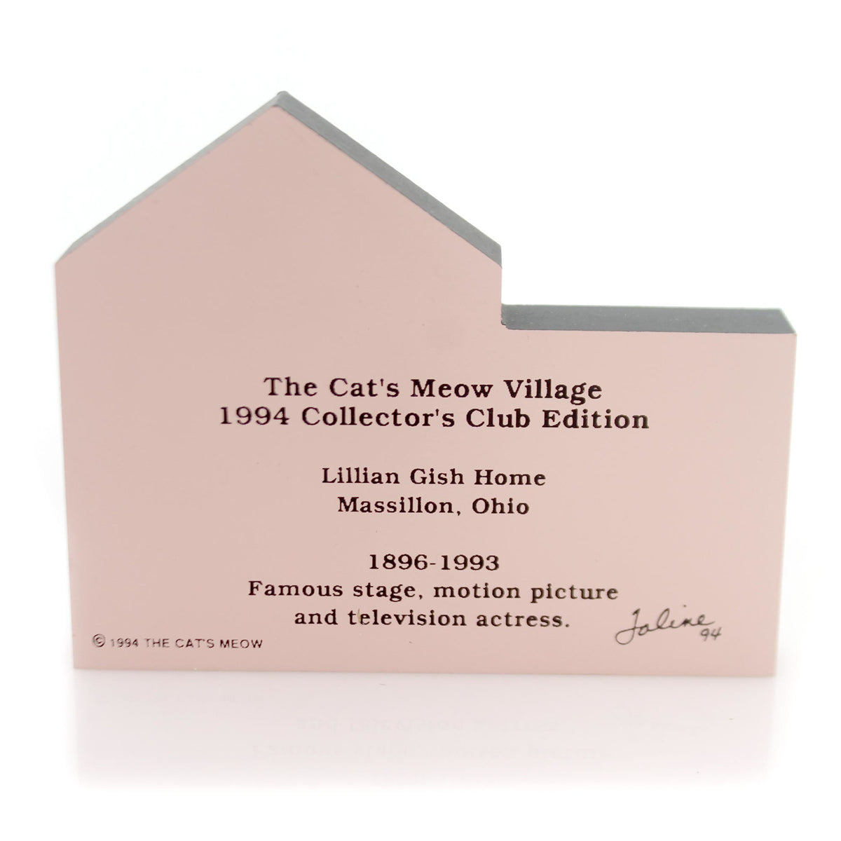 Cat's Meow Village Lillian Gish Home - - SBKGifts.com