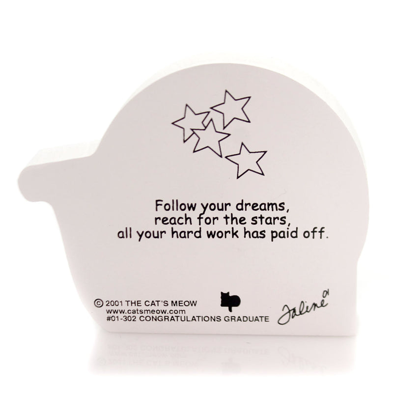 Cat's Meow Village Congratulations, Graduate - - SBKGifts.com