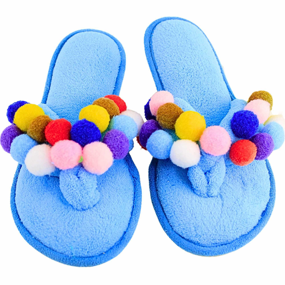 (32930) Pom Pom Toe Blue Small