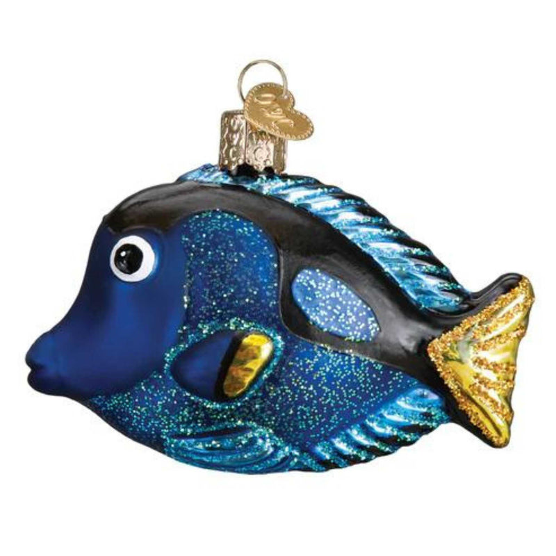 Old World Christmas Pacific Blue Tang - - SBKGifts.com