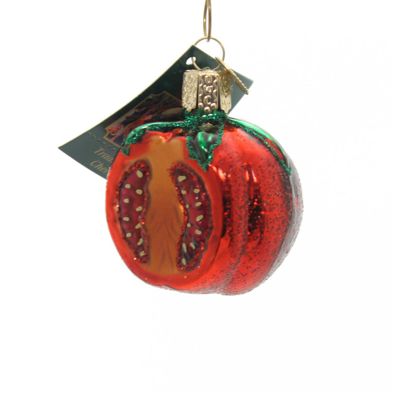 Old World Christmas Garden Tomato Glass Ornament Fruit 28081 (33112)