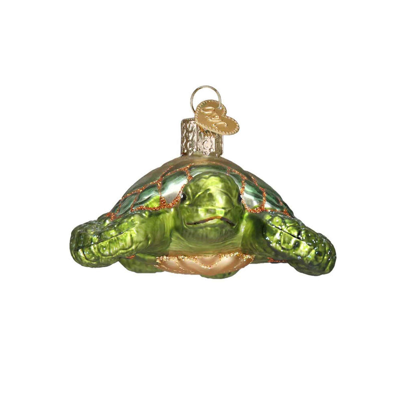 Old World Christmas Green Sea Turtle - - SBKGifts.com