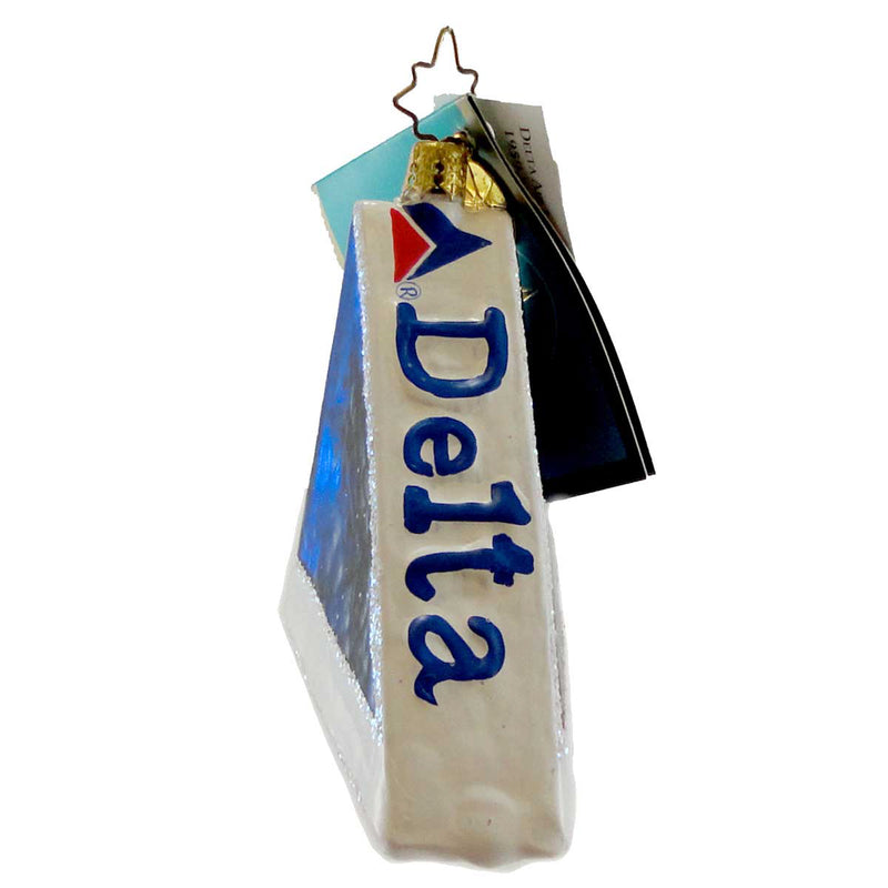 Christopher Radko Delta Air Lines "Widget" Logo - - SBKGifts.com