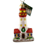 Old World Christmas Lighthouse. Glass Ornament Guidance Ocean 20003 (33157)